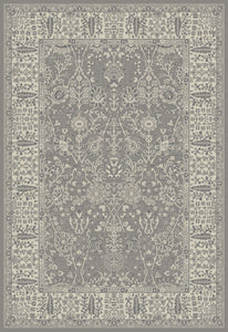 8'x10' Stratford Garden Gray Area Rug. The Stratford collection features beautiful modern gray, ivory, and blue tones that are sure to add warmth to any living space.  The yarn is made from 100% polypropylene for strength and durability.