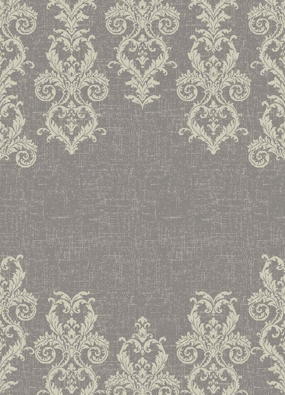 8'x10' Galleria Kingston Gray Area Rug. The Galleria Collection blends gray and blue tones to offer contemporary and transitional looks.  The soft color palette and versatile designs will modernize any living space.