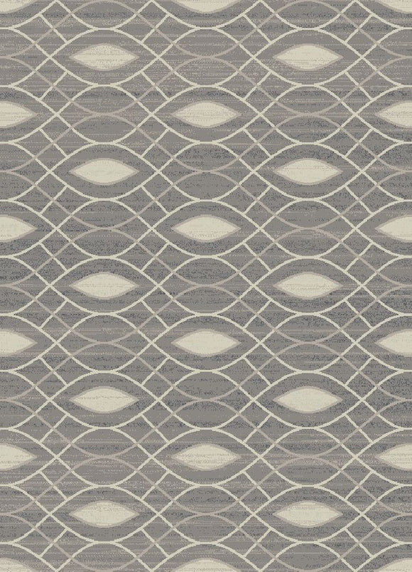 8'x10' Galleria Serenity Gray Area Rug. The Galleria Collection blends gray and blue tones to offer contemporary and transitional looks.  The soft color palette and versatile designs will modernize any living space.